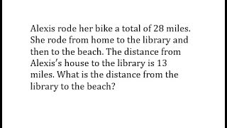 Distance App: Write and Solve a One Step Equation (Add or Subtract)
