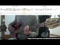 Green Day One Eyed Bastard Bass Cover With PlayAlong Tab