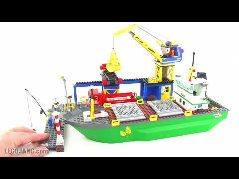🔄 LEGO City 2011 Harbor & cargo ship review! 4645 re upload