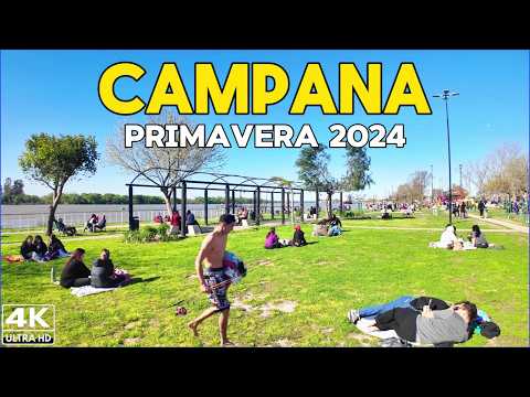 【4K】CAMPANA, La Ciudad que Todavía Respira Aire de Pueblo | Buenos Aires Walk
