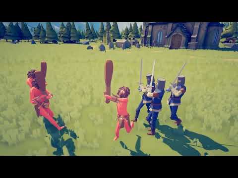 Clubber vs Squire - Totally Accurate Battle Simulator TABS