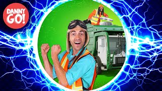 Gimme That Garbage! 🚛 💪 Garbage Truck Song ⚡️HYPERSPEED REMIX⚡️/// Danny Go! Songs for Kids