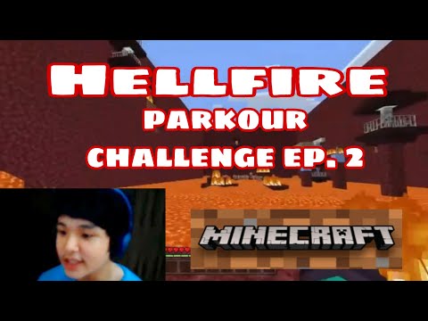 My Minecraft Hellfire Parkour Challenge in Survival Mode (Epic Fail) #minecraft #minecraftparkour