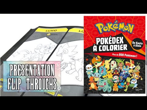 Présentation Pokédex à colorier | Flip Through