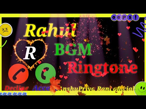 Mr Rahul BGM Ringtone Mr Rahul Name Ringtone हर प्रकार का रिंगटोन वीडियो इस चैनल पर उपलब्ध है
