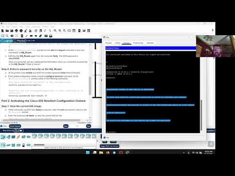Cybersecurity Essentials Packet Tracer  6.2.4.4 - Router and Switch Resilience