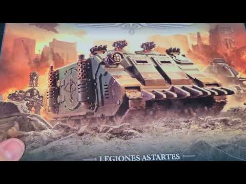 Unboxing a Horus Heresy Deimos Rhino and showing off the one I've already built