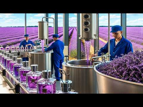 HOW the MOST EXPENSIVE PERFUMES in the WORLD ARE MADE 💎 MEGA FACTORIES