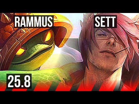 RAMMUS vs SETT (TOP) | KR Diamond | 25.8