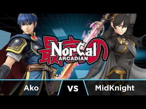 NorCal Arcadian 2018 - Singles Pools: S@SS | Ako (Marth) vs. MidKnight (Corrin)