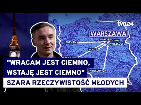 Młodzi dojeżdżają godzinami do pracy, by zaoszczędzić na wynajmie mieszkania. Reportaż "Wstaję o 2"