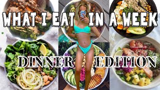 WHAT I EAT IN A WEEK *healthy dinner ideas* | Jasmine M