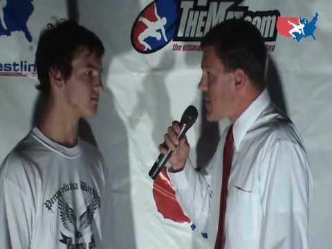 Cadet Greco-Roman 140 pound Champion Patrick Coover of Pennsylvania