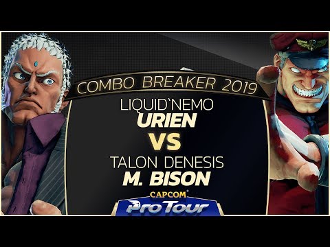 LIQUID`Nemo (Urien) vs TALON Denesis (M. Bison) - Combo Breaker 2019 Day 1 Pools - CPT 2019