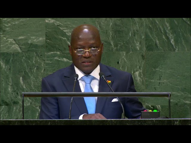 Discurso: presidente da Guiné-Bissau