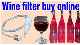 Wine filter package unboxing & review i bought on Amazon