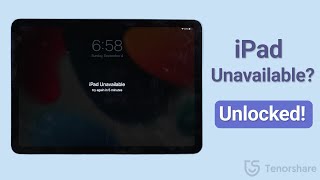 iPad Unavailable?  How to Unlock Unavailable iPad