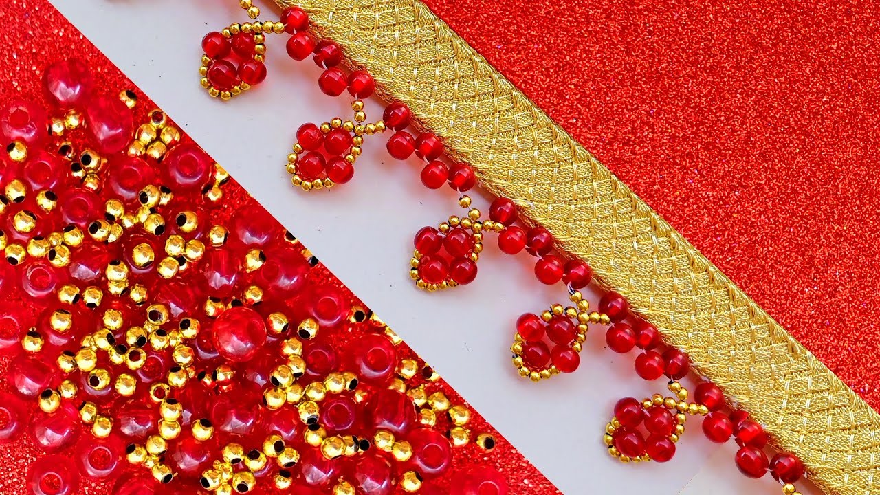 Stylish embroidery tutorial❤️❤️❤️#DIY