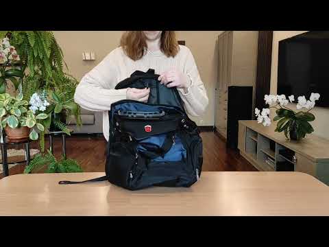 фото рюкзак мужской с отделением для ноутбука polar 983017 чёрный 0