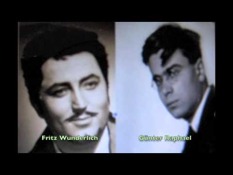 Günter Raphael interpretado por Fritz Wunderlich - Der Schnupfen (El constipado)