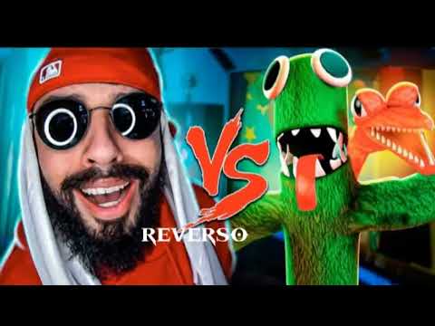 reverso: laranja e verde (Rainbow Friends) vs, Mussoumano - batalha com games