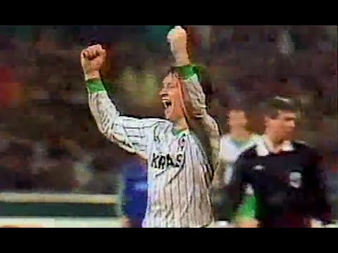 Top Goal - Gunnar Sauer für Werder Bremen v Hellas Verona UEFA Cup 1987/ 88