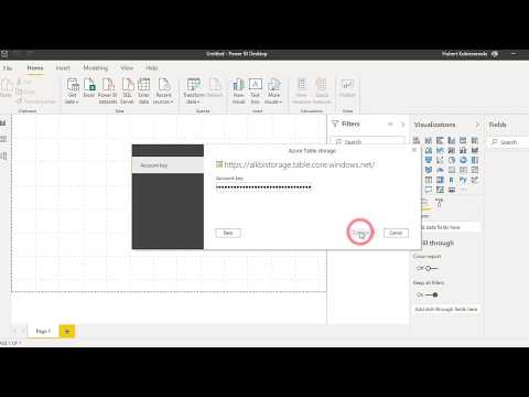 Power BI - read data from Azure Table Storage