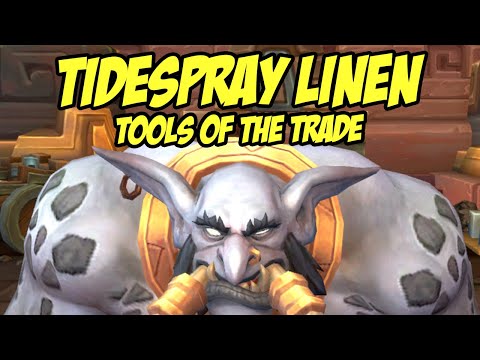 WoW BfA 8.3 : 1H Tidespray Linen & Deep Sea Satin INSTASPAWN FARMING 🙏 WITH Tools of the Trade!