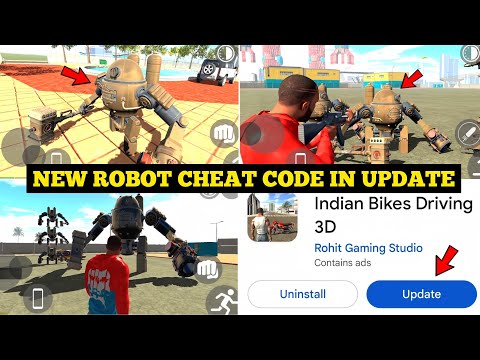 Finally New Robot Cheat Code in Indian Bike Driving 3D 🤯🔥| New Robot Drive Option 😍| Harsh in Game
