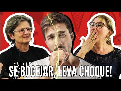 IDOSOS REAGEM AO DESAFIO SE BOCEJAR, LEVA CHOQUE