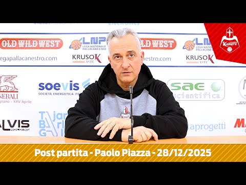 Legnano vs. Fiorenzuola post-match | Paolo Piazza, December 28, 2025