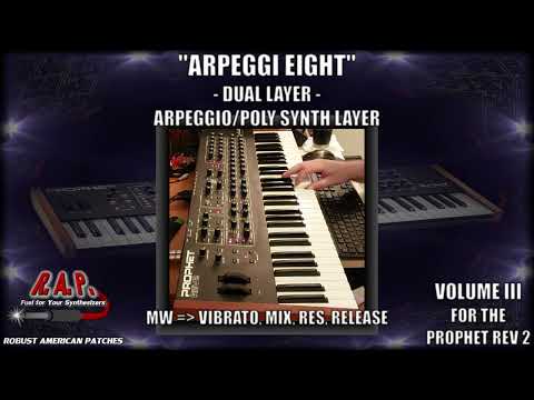 Rev2 Patch Demo | "Arpeggi Eight" (Live)