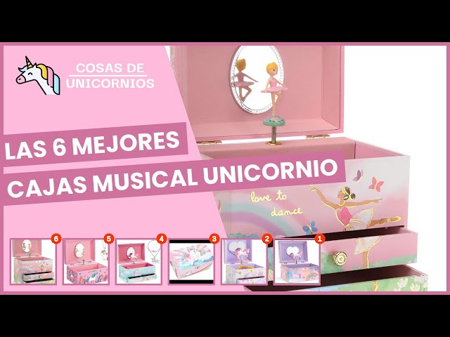 Vídeo relacionado con CRAZE Joyero Musical Niña, Modelo Unicornio, Caja de Música con Cajón Extraíble, Interior Aterciopelado, Espejo y Unicornio Giratorio