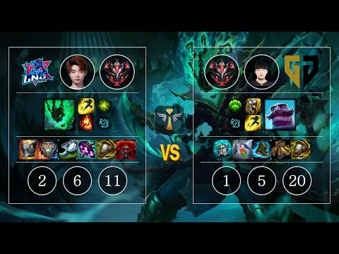 LNGA keke Thresh vs GEN Kellin Braum Sup - KR Patch 10.13