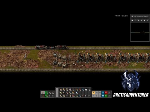Factorio The Line - Episode 8 - Trains and Oil