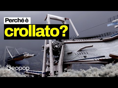 Il crollo del Ponte Morandi a Genova, l'inedita ricostruzione video in 3D al momento del collasso