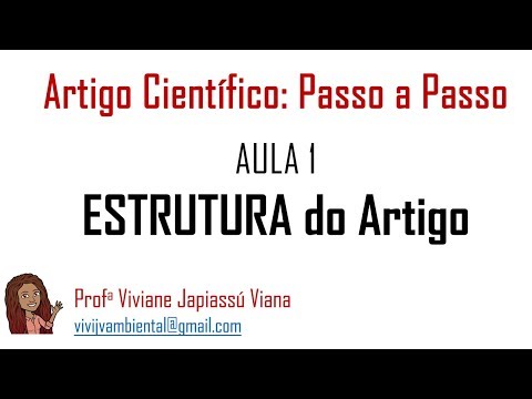 Artigo Científico - AULA 1: Estrutura do artigo