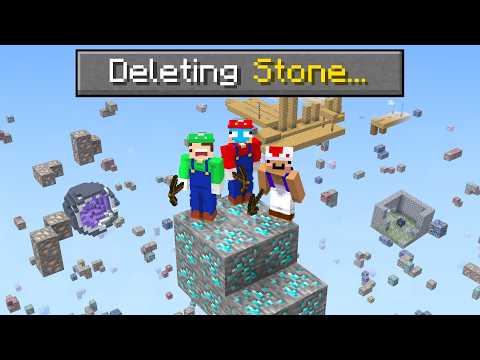 Minecraft, But a Block is Deleted Every Second...