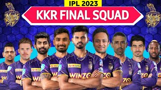 IPL 2023 | Kolkata Knight Riders Full & Final Squad | KKR Final Squad IPL 2023 | IPL 2023 KKR Squad