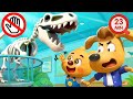 Dinosaur Museum Adventure Learn Dinosaurs Kids Cartoon Sheriff Labrador