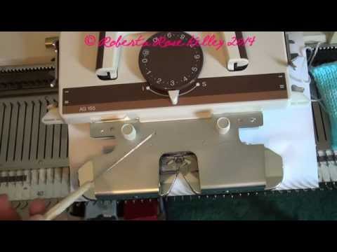 Plaiting on the SK155 or similar machines