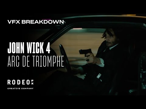 Thumbnail of the video: John Wick 4 - Arc - VFX Breakdown by Rodeo FX
