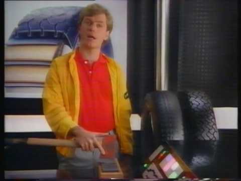 OLD NEWZEALAND TV AD DUNLOP TYRES VINCE MARTIN 1984