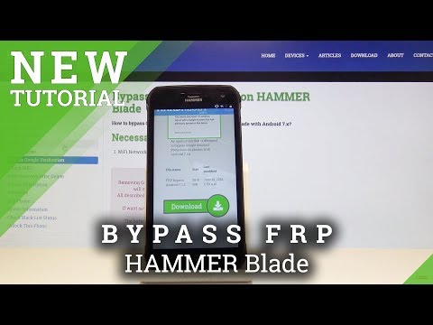 How to Bypass Google Verification in HAMMER Blade - Skip Factory Reset Protection