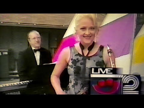Summerfest Channel 12 News Interview - Suzanne Grzanna Sax Diva with father Don Grzanna