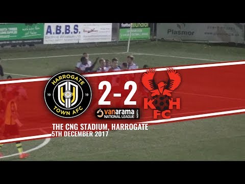 Harrogate Town 2-2 Harriers 05/12/17: Extended highlights