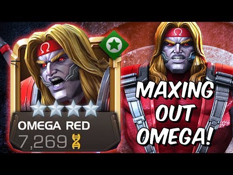 Omega Red Rank 5 Rank Up & Gameplay! - Marvel Contest Of Champions