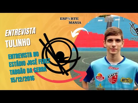 ESPORTESNET - Entrevista com Tulinho, lateral do CATS - 15/12/2016