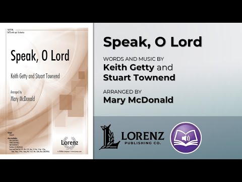 Speak, O Lord | arr. Mary McDonald