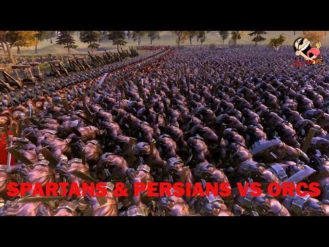 18000 ORCS VS 300 SPARTANS, 300 PERSIANS & 20 CATAPULTS | ULTIMATE EPIC BATTLE SIMULATOR